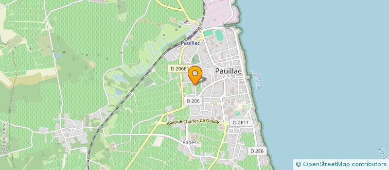 localisation de l'entreprise CENTRE D'ETUDES ET D'INFORMATION OENOLOGIQUES DE PAUILLAC à PAUILLAC