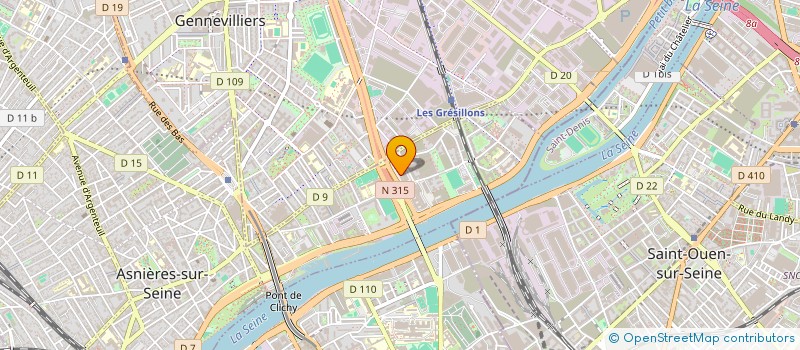 localisation de l'entreprise CENTRE D'ETUDES ET DE RECHERCHES DES HAUTS-DE-SEINE (CER 92) à ASNIERES-SUR-SEINE