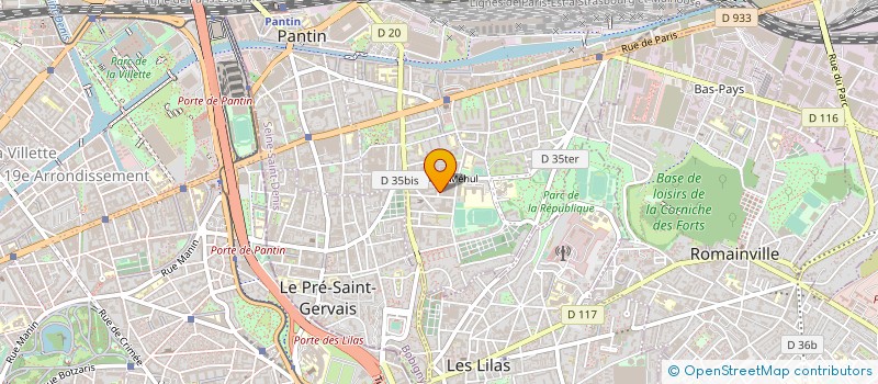 localisation de l'entreprise CENTRE D'ETUDES ET DE RECHERCHES SUR LES MOUVEMENTS TROTSKYSTE ET REVOLUTIONNAIRES INTERNATIONAUX  PARIS