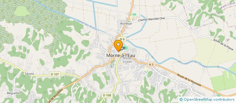 localisation de l'entreprise CENTRE D'ETUDES ET DE RECHERCHES SUR MORNE A L'EAU ET SA REGION à MORNE-A-L'EAU