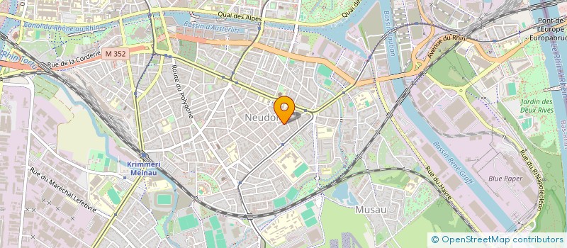 localisation de l'entreprise CENTRE D'ETUDES GEOPOLITIQUES SUR LE MOYEN-ORIENT   STRASBOURG