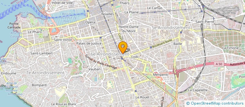 localisation de l'entreprise CENTRE D ETUDES JUIVES OHEL TORAH à MARSEILLE