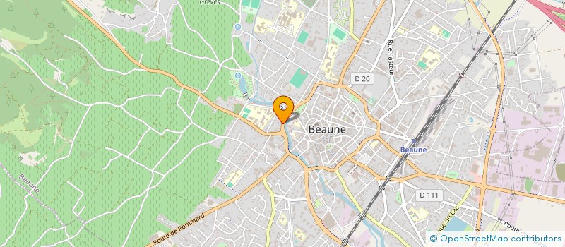 localisation de l'entreprise CENTRE D'ETUDES MUSICALES BOURGUIGNONNES XIVE ET XVE à BEAUNE