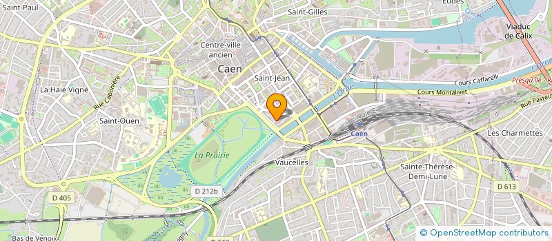 localisation de l'entreprise CENTRE D'ETUDES POUR LA BASSE NORMANDIE à CAEN