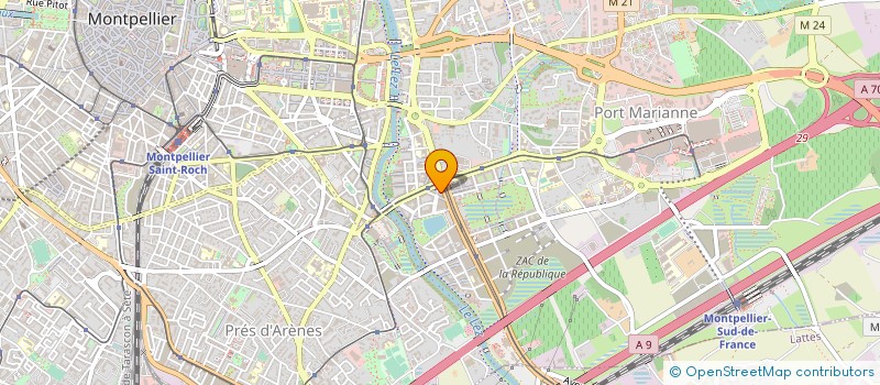 localisation de l'entreprise CENTRE D ETUDES SUPERIEURES EN ECONOMIE ET GESTION HOSPITALIERE à MONTPELLIER
