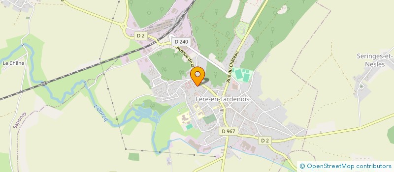 localisation de l'entreprise CENTRE D'ETUDES TECHNIQUES AGRICOLES DU TARDENOIS à SAPONAY