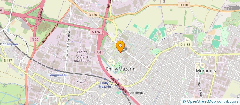localisation de l'entreprise CENTRE D EVANGELISATION CITE SALEM  CHILLY-MAZARIN