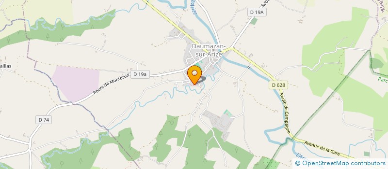 localisation de l'entreprise CENTRE D'EXPERIMENTATION DE LA RECUP' ET DU REEMPLOI à LES BORDES-SUR-ARIZE