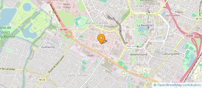 localisation de l'entreprise CENTRE D'EXPERTISE ET COMPETENCES INDUSTRIELLES POUR LE DEVELOPPEMENT D'APPLICATIONS DE LA LOCALISATION ET DE LENVIRONNE à TOULOUSE