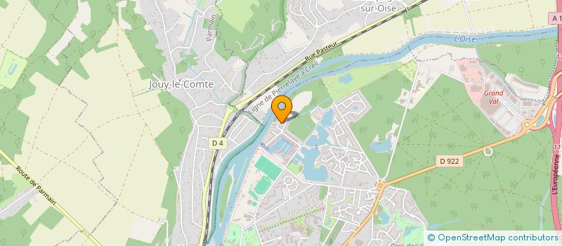 localisation de l'entreprise CENTRE D EXPERTISE ET DE CONSEILS EN GESTION DES SYSTEMES D INFORMATION  L'ISLE ADAM