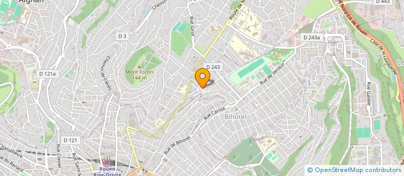 localisation de l'entreprise CENTRE D'EXPLORATION CARDIOLOGIQUE DE L'EUROPE  BIHOREL