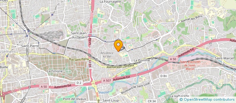 localisation de l'entreprise CENTRE D'HARMONIE POUR TOUS à MARSEILLE