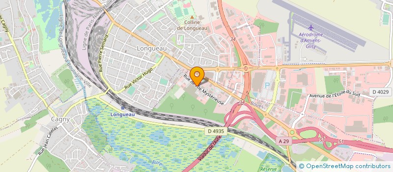 localisation de l'entreprise CENTRE D HEBERGEMENT DES APPRENTIS DE PICARDIE à BOVES