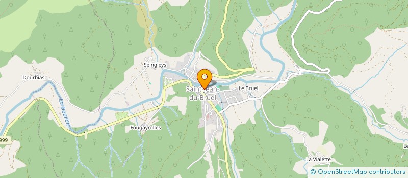 localisation de l'entreprise CENTRE D HEBERGEMENT LA DOURBIE à SAINT-JEAN-DU-BRUEL