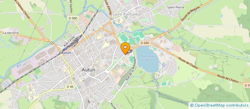 localisation de l'entreprise CENTRE D'HISTOIRE VIVANTE D'AUTUN  AUTUN