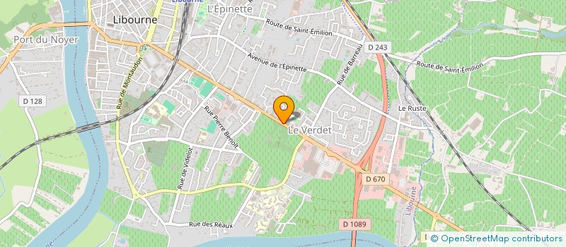 localisation de l'entreprise CENTRE D'IMAGERIE DE LIBOURNE ET DE LA VALLEE DE L'ISLE  LIBOURNE