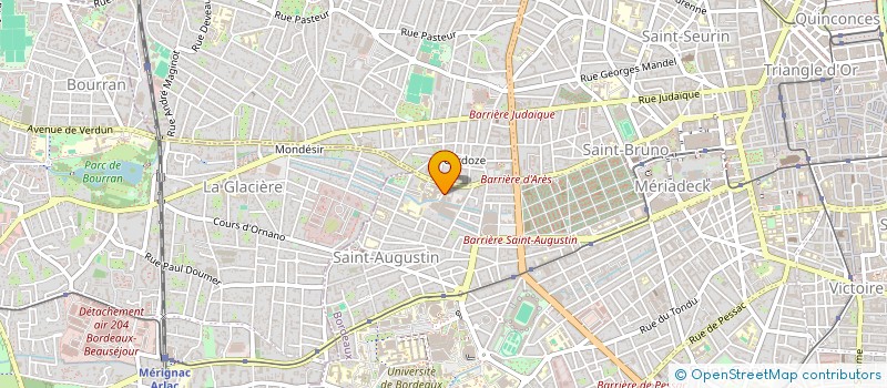 localisation de l'entreprise CENTRE D'IMAGERIE FONCTIONNELLE à BORDEAUX