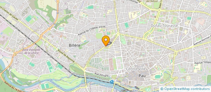 localisation de l'entreprise CENTRE D'IMAGERIE MEDICALE PHOEBUS à BILLERE