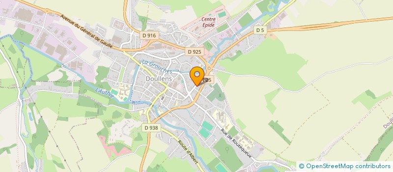 localisation de l'entreprise CENTRE D'IMAGERIE MEDICALE PRIVE DE DOULLENS à DOULLENS