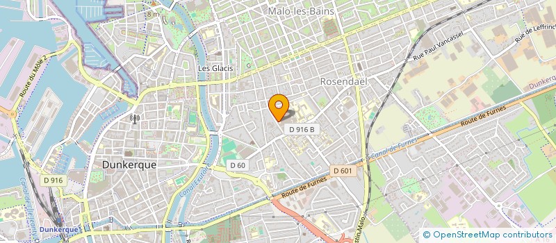 localisation de l'entreprise CENTRE D IMAGERIE NUCLEAIRE DUNKERQUOIS à DUNKERQUE