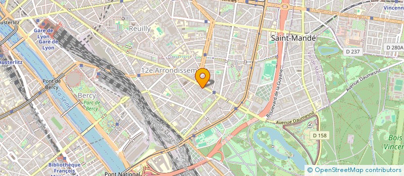 localisation de l'entreprise CENTRE D'IMAGERIE NUMERISEE PARIS DAUMESNIL à PARIS