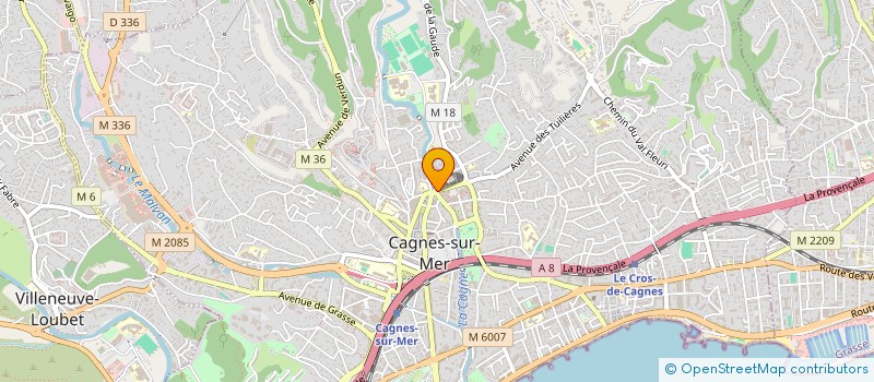 localisation de l'entreprise CENTRE D'INFORMATION ET COMMUNICATION à CAGNES-SUR-MER