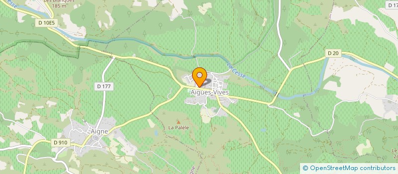 localisation de l'entreprise CENTRE D INFORMATION ET DE DEFENSEDES DROITS DES AGRICULTEURS, DES COOPERATIVES ET DE LEURS CONSEILS  AIGUES-VIVES