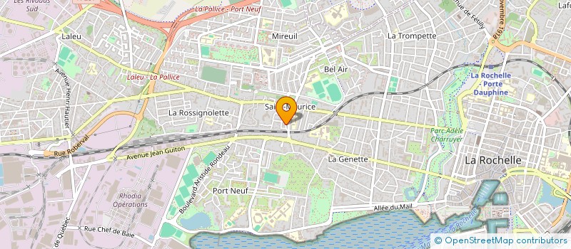 localisation de l'entreprise CENTRE D'INFORMATION POUR LA FAMILLE L'ENFANCE ET LA JEUNESSE DE L'AUNIS DIT CAFEJ-AUNIS à LA ROCHELLE