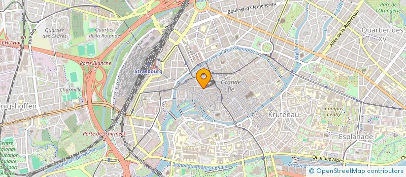 localisation de l'entreprise CENTRE D' INFORMATION SUR LES DROITS DES FEMMES ET DES FAMILLES à STRASBOURG