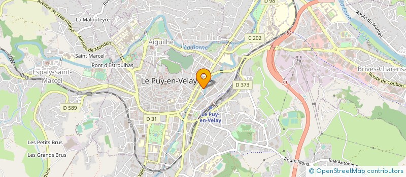 localisation de l'entreprise CENTRE D INFORMATION SUR LES DROITS DES FEMMES ET DES FAMILLES à LE PUY-EN-VELAY