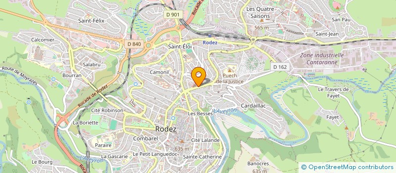 localisation de l'entreprise CENTRE D'INFORMATION SUR LES DROITS DES FEMMES ET DES FAMILLES DE L'AVEYRON à RODEZ