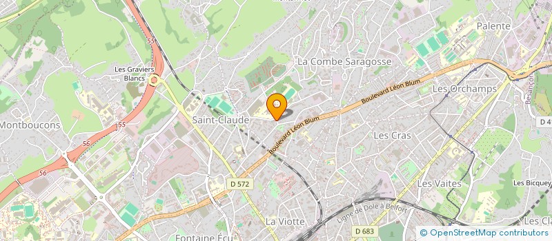 localisation de l'entreprise CENTRE D'INFORMATION SUR LES DROITS DES FEMMES ET DES FAMILLES DU DOUBS à BESANCON