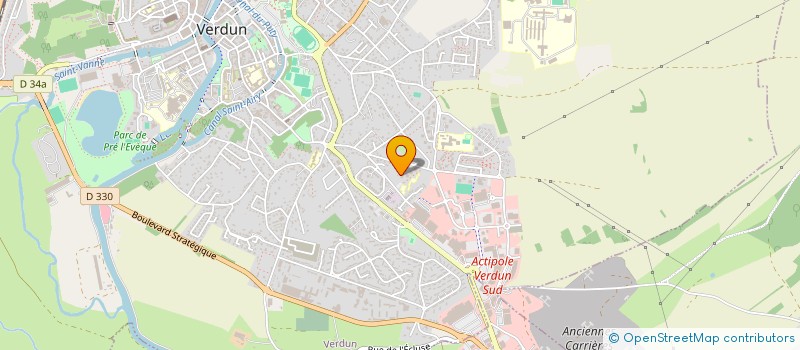 localisation de l'entreprise CENTRE D'INFORMATION SUR LES DROITS DES FEMMES ET FAMILLES à VERDUN