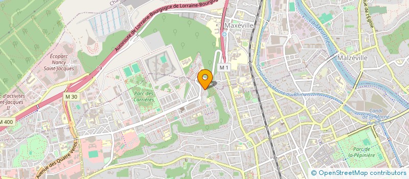 localisation de l'entreprise CENTRE D'INITIATIVE AUX METIERS D'ART  NANCY