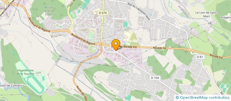 localisation de l'entreprise CENTRE D'INITIATIVES POUR VALORISER L'AGRICULTURE ET LE MILIEU RURAL -CIVAM- DU SUD CHARENTE à PUYMOYEN