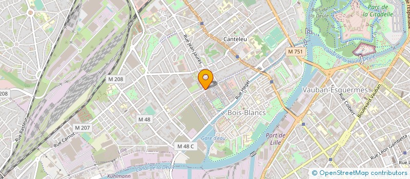 localisation de l'entreprise CENTRE D'INNOVATION DES TECHNOLOGIES SANS CONTACT EURARFID à LILLE