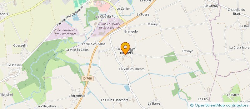 localisation de l'entreprise CENTRE D'INNOVATION ET DE RECHERCHE DE LA FERME DES BOUVIERS (CIRBEEF)  MAURON