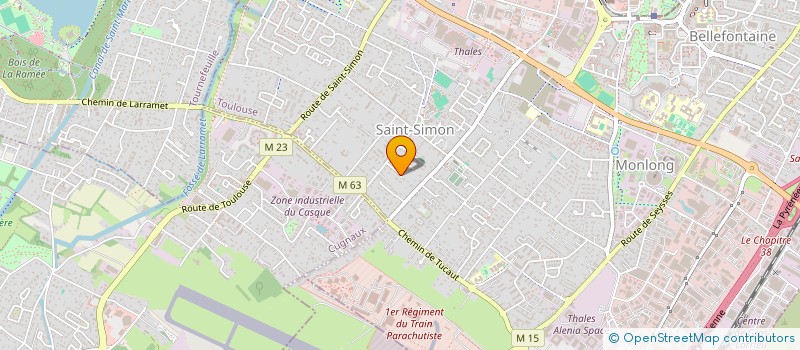 localisation de l'entreprise CENTRE D'INNOVATION SUR L'ALIMENTATION à TOULOUSE