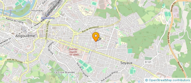 localisation de l'entreprise CENTRE D'INSERTION FORMATION à ANGOULEME
