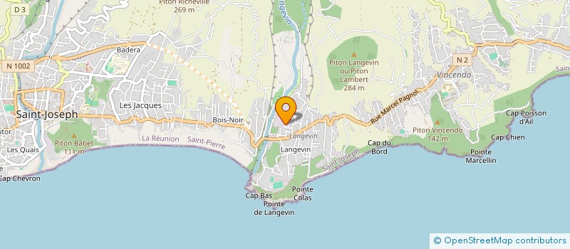 localisation de l'entreprise CENTRE D'INSERTION PROFESSIONNELLE DE LA REUNION 'CIP-R' à SAINT-JOSEPH