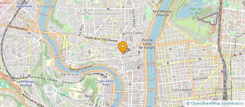 localisation de l'entreprise CENTRE D INSERTION SOCIAL PAR L ART à LYON