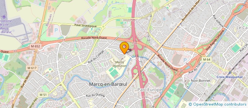 localisation de l'entreprise CENTRE D'INTERVENTION ECHOGUIDEE ET D'ECHOGRAPHIE ESTHETIQUE à MARCQ-EN-BARŒUL