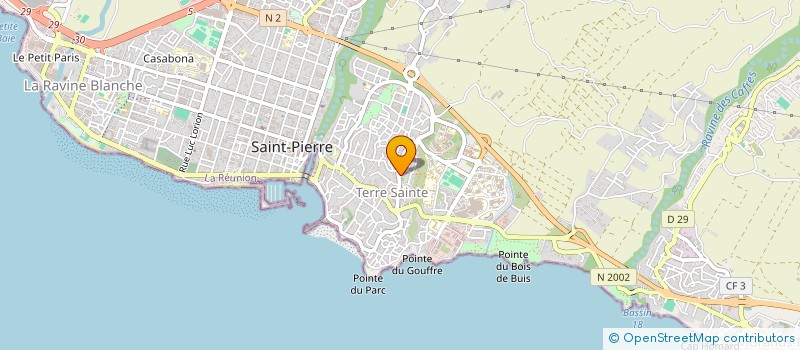 localisation de l'entreprise CENTRE D'INTERVENTION SECURITE PRIVEE à SAINT-PIERRE