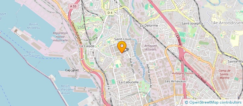 localisation de l'entreprise CENTRE D INTERVENTIONS MULTISERVICES à MARSEILLE