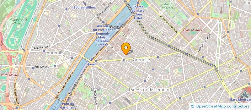 localisation de l'entreprise CENTRE D INVESTISSEMENT ANDRIOT  PARIS