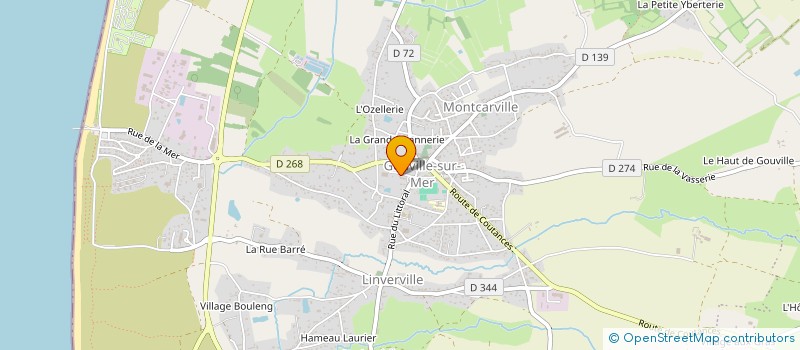 localisation de l'entreprise CENTRE D'OPHTALMOLOGIE DE GOUVILLE-SUR-MER à GOUVILLE-SUR-MER