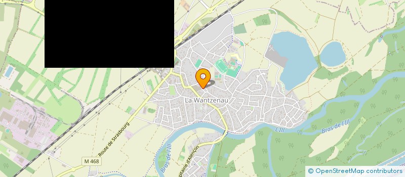 localisation de l'entreprise CENTRE D'OPHTALMOLOGIE DE LA WANTZENAU  LA WANTZENAU