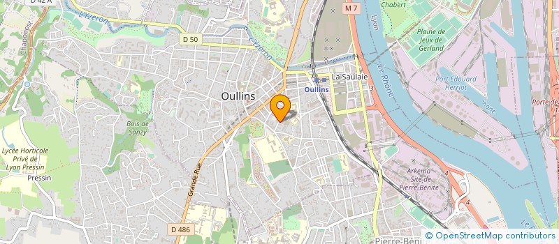 localisation de l'entreprise CENTRE D'OPHTALMOLOGIE DE LYON à OULLINS-PIERRE-BENITE
