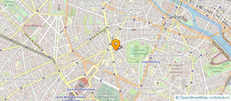 localisation de l'entreprise CENTRE D'OPHTALMOLOGIE FLEURUS à PARIS