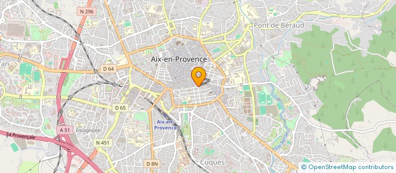 localisation de l'entreprise CENTRE D ORIENTATION DES PROPRIETES à AIX-EN-PROVENCE